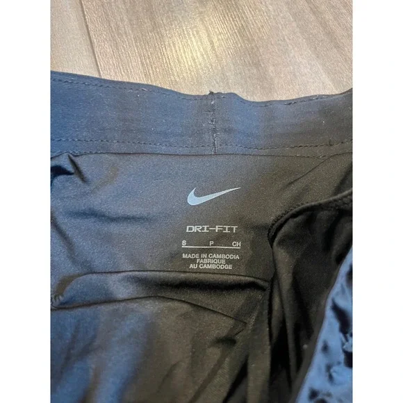 Nike Dri-FIT Mens Challenger 5 Inch Running Shorts Black Small Pocket Bin O-20 - Picture 2 of 5
